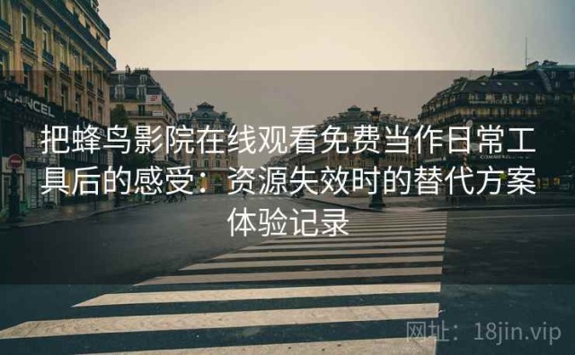 把蜂鸟影院在线观看免费当作日常工具后的感受：资源失效时的替代方案体验记录