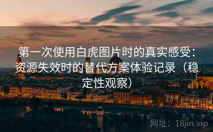 第一次使用白虎图片时的真实感受：资源失效时的替代方案体验记录（稳定性观察）